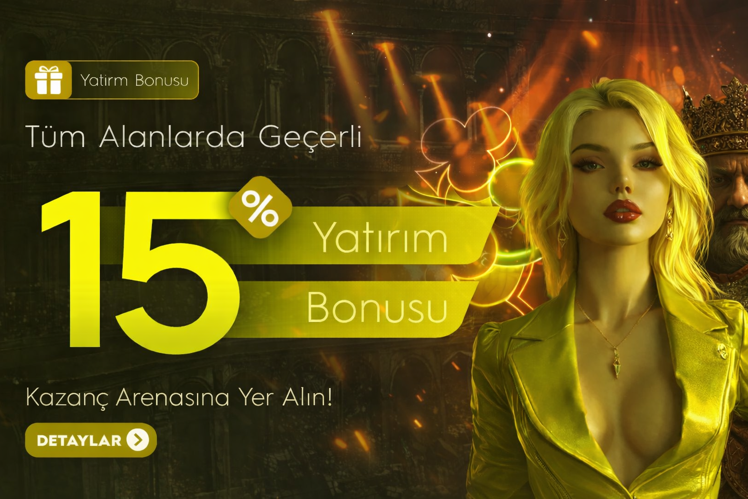 %15 Yatırım Bonusu